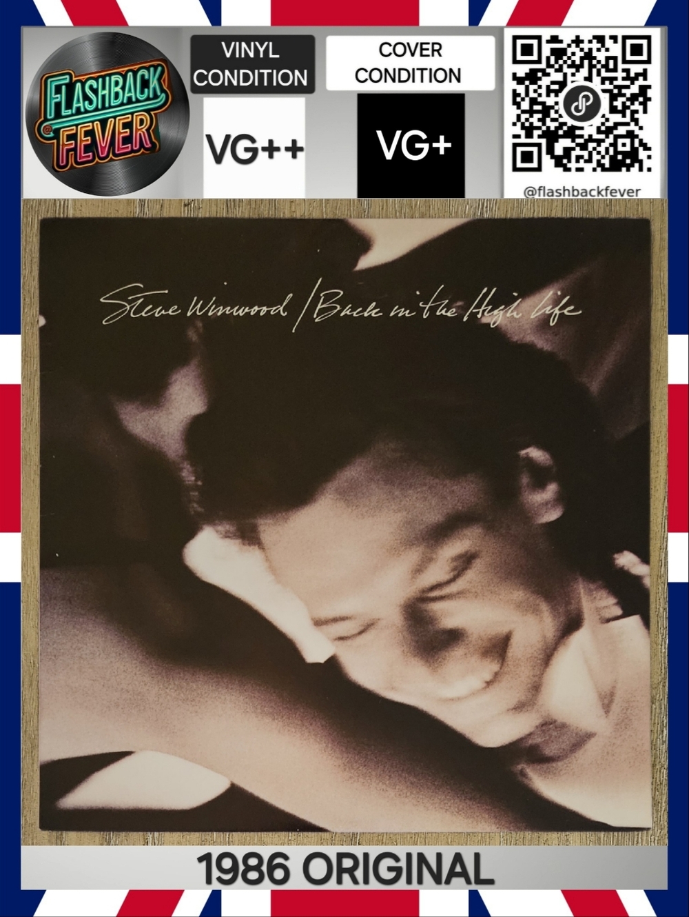 STEVE WINWOOD•Back In The High Life•1986 US (#9-25448-1) Allied Pressing